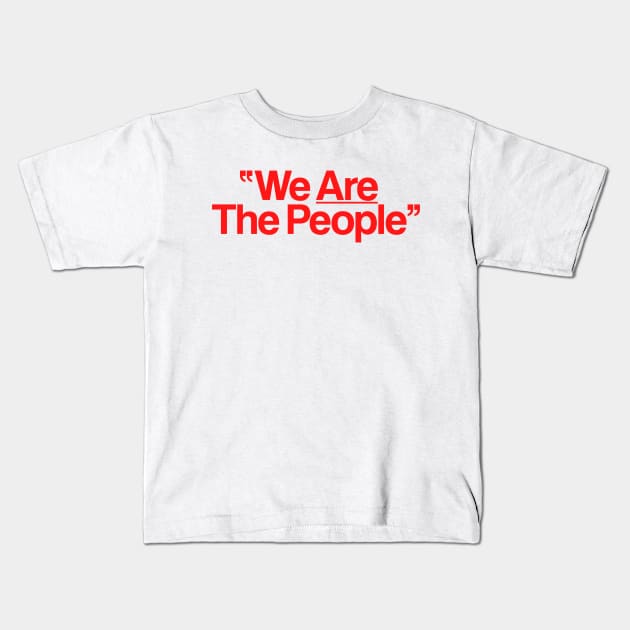 Travis Bickle ))(( Taxi Driver We Are the People Pin Kids T-Shirt by darklordpug